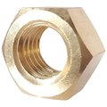 Newport Fasteners Hex Nut, 1/2"-13, Brass, Brass, 7/16 in Ht, 100 PK 508384-PR-100